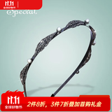 special时尚发箍高级感优雅发卡头箍手工发卡高档头饰细发箍 灰色 M号