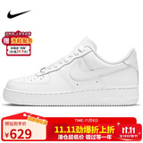 耐克NIKE缓震板鞋男空军一号AIR FORCE 1运动小白鞋CW2288-111白44