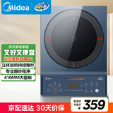 美的（Midea）电磁炉电陶炉 家用2200W大功率 匀火加热 爆炒火锅炉 九档火力 智能定时 以旧换新MC-CLC2266