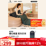 骆驼（CAMEL）户外睡袋 轻盈加厚保暖双人旅行露营室内便携成人睡袋 【-2至2℃】 1.84KG 翠柏绿 均码