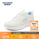 斯凯奇男女鞋跑步鞋旅游鞋透气运动妈妈舒适健步鞋12615
