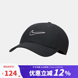 耐克（NIKE）男帽女帽 2025夏季新款情侣运动帽时尚潮流户外遮阳棒球帽鸭舌帽 FB5369-010 M/L