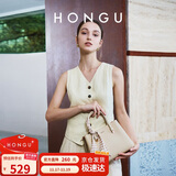 红谷女包单肩包女手提包包牛皮斜挎包丝巾搭配戴妃包 生日礼物送女友