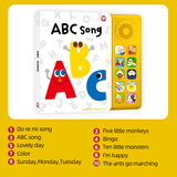 【超模何穗同款发声书】全新正版 米象ABC song世界经典SSS发声书英语启蒙儿歌发声书英文童谣音乐书 宝宝歌词 儿童有声书 幼儿磨耳朵ABCsong字母 0到3岁早教书 ABC song(ABC儿