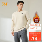 361°卫衣男装秋冬季长袖运动服休闲圆领宽松加绒上衣服652344801D-8
