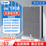 简克（JIANKE）适配飞利浦空气净化器滤芯过滤网AC4076 AC4025/AC4026/ACP027