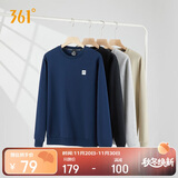 361°卫衣男装秋冬季长袖运动服休闲跑步圆领宽松上衣服652334801D-8