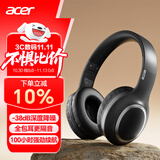 宏碁（acer）OHR300PRO头戴式蓝牙耳机ANC降噪耳麦长续航电脑网课游戏运动音乐耳麦适用苹果17华为80小米16 黑