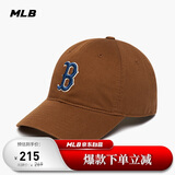 MLB帽子男女情侣棒球帽软顶鸭舌帽秋冬运动帽四季3ACP6601N-43BRD-F