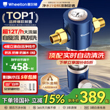 惠尔顿（WHEELTON）前置过滤器反冲洗防爆12T全屋净水器家用大流量自动刮洗清洗滤网防爆抗冻自来水管过滤器p0038pro 自行安装【无需更换滤芯】