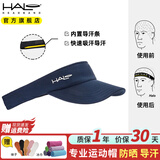HALO HEADBAND美国HALO空顶帽跑步帽专业马拉松导汗排汗户外吸汗遮阳运动防晒帽 藏青色-后粘可调【防紫外线50+】