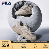 FILA斐乐女鞋跑步鞋火星二代复古老爹鞋运动鞋休闲慢跑鞋MARS Ⅱ 驼丝锦-DO-F12W131116F 39