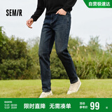 森马（Semir）森柔牛仔牛仔裤男冬经典复古通勤百搭103724124101A