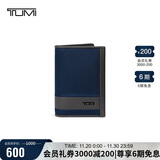 途明（TUMI）ALPHA SLG男士钱包卡包弹道尼龙海军蓝拼灰色01192274NVYGY2