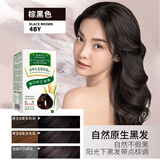 章华（SAVOL）生态焗油染发霜遮盖白发染发剂棕黑色染发膏男女自己在家染焗油膏 棕黑色