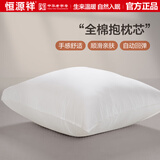恒源祥纯棉抱枕芯 万能方形沙发靠垫内胆 45 50 55枕头芯酒店单只一对装 单只装-普通款 45cm*45cm 含枕芯