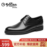 金利来（Goldlion）男鞋正装鞋冬季柔软舒适加绒皮鞋502740432ALL黑42