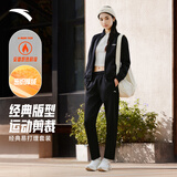 安踏易打理加绒套装丨立领卫衣外套运动长裤两件套女休闲针织套