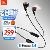 JBL TUNE 235BT 半入耳式蓝牙耳机 颈挂式耳机 防水设计 免提通话 适用苹果小米 购物推荐 黑色