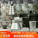 HARIO 户外露营V60手冲咖啡壶套装滤杯磨豆机咖啡杯套装 送礼礼物