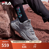 FILA斐乐女鞋跑步鞋火星二代复古老爹鞋运动鞋休闲慢跑鞋MARS Ⅱ 合金灰-AL-F12W131116F 36.5