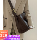 YUYULA包包女包牛皮斜挎托特包大容量休闲大包生日礼物轻奢送女友老婆