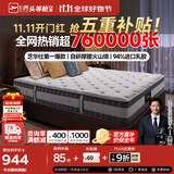 芝华仕5星床垫独立袋装弹簧静音家用乳胶席梦思软硬护脊厚垫明星垫D026 护脊版升级款-1.5*1.9M 优先发货（详询客服）