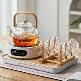 忆壶茶（YIHUTEA）煮茶壶电陶炉套装煮茶器烧水壶整套茶具泡茶壶养生炉功夫围炉套装 【性价比王者】电陶炉10件套