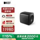 KEF KC62 黑色 大功率超低音扬声器 音箱 音响 家庭影院有源低音炮 一只