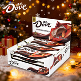 德芙（Dove）圣诞礼盒多口味巧克力礼物女送男老师老婆生日43g大条装*12条 醇香摩卡【12条/盒】盒装516g