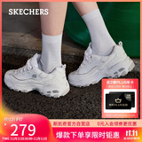 斯凯奇（Skechers）女鞋秋季厚底老爹鞋百搭熊猫鞋软底舒适外穿休闲运动鞋11959