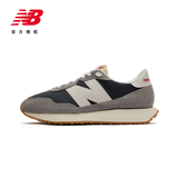 NEW BALANCE NB237系列简约百搭运动休闲鞋 MS237SC 浅灰/深蓝色 40 (脚长25cm)