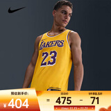 耐克（NIKE）洛杉矶湖人队 Icon Edition 男子速干透气网眼潮流球衣 DN2009-733 L