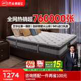 芝华仕5星床垫独立袋装弹簧静音家用乳胶席梦思软硬护脊厚垫明星垫D026 经典版-老款23cm厚-1.8*2M 优先发货（详询客服）