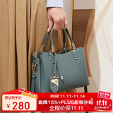 红蜻蜓包包女包牛皮单肩休闲手提包送妈妈女友老婆妈妈生日礼物