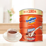 阿华田（Ovaltine）巧克力可可粉1.38kg传统配方早餐速溶奶茶冲饮麦芽蛋白型固体饮料 （加送装1200g+180g）