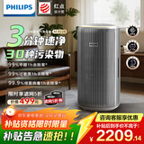 飞利浦（PHILIPS）空气净化器除甲醛神器新房急入住鼻炎专业家用宠物净化机除烟味病毒过敏原螨尘国家补贴AC4228/04