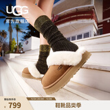 UGG秋季女士经典舒适厚底毛拖包头休闲懒人毛毛鞋勃肯鞋 1122550 CHE|栗色 39 39码及以下建议拍大一码