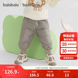 巴拉巴拉童装宝宝羽绒裤高腰护肚长裤男女童2025冬装保暖裤子208425108208