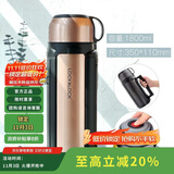 乐扣乐扣（LOCK&LOCK）保温壶304不锈钢保温保冷水壶户外露营旅行壶1.8L金色