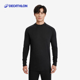 迪卡侬（DECATHLON）保暖内衣男女秋衣秋裤速干防寒滑雪上衣裤子套装- BL 100 SKI100 【男士】黑色上装 L