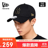 NEW ERA纽亦华MLB帽子男女棒球帽秋冬季NY硬顶940运动保暖鸭舌帽60435135