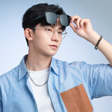 海俪恩（HORIEN）太阳镜女新款偏光镜男士开车驾驶专用防紫外线近视墨镜套镜NT003 NT003P01砂黑+灰片