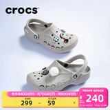 卡骆驰（CROCS）洞洞鞋贝雅男鞋女鞋轻便耐磨一脚蹬拖鞋休闲鞋|10126 卵石色-2V3 40 (250mm)