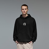 CHINISM CH卫衣男经典款简约情侣上衣重磅美式帽衫连帽卫衣SC20071117