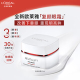 欧莱雅复颜抗皱眼霜15ml抗皱紧致淡纹补水保湿眼部护肤品生日礼物