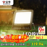 公牛（BULL）LED投光灯户外路灯庭院灯露营灯 IP65防水高亮度100W-3000K暖白光