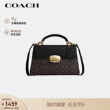 蔻驰（COACH）【品牌直供】女士ELIZA手提单肩斜挎戴妃包拼色CW012