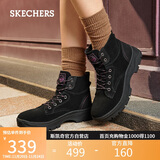 斯凯奇（Skechers）女靴秋季中帮复古女鞋经典百搭马丁靴运动休闲中筒靴雪地靴113399