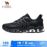骆驼（CAMEL）全掌气垫鞋男透气减震运动跑步鞋子 A93239L7565 幻影黑 40